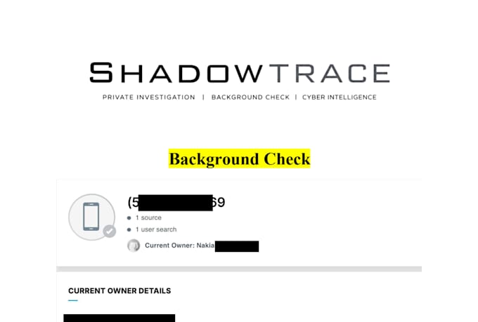 do osint social media investigation, background check and people search
